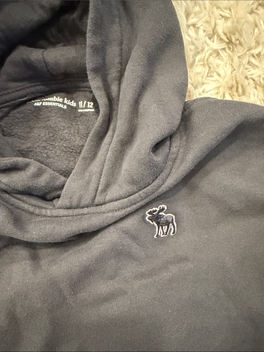 Abercrombie & Fitch Women's Charcoal Funnel Neck Pullover Sweater - Picture 4 of 5